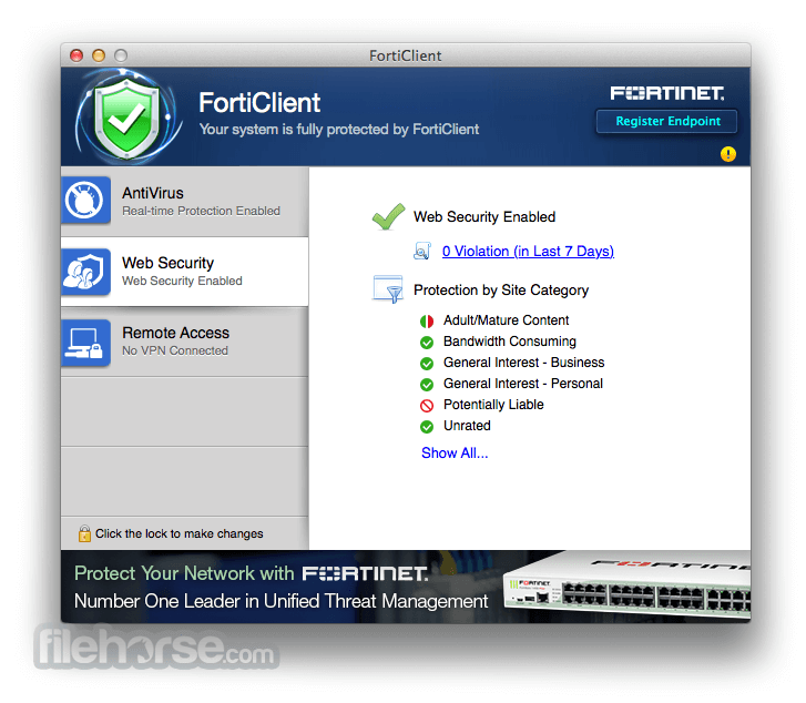 forticlient vpn download for mac